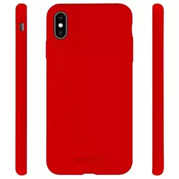 Mercury Silikon-Handyhülle für iPhone 14 Pro Max rot/rot