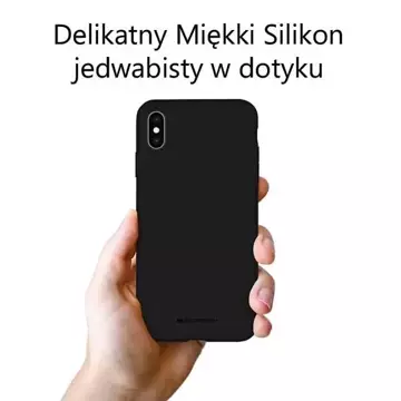 Mercury Silikon-Handyhülle für iPhone 14 Pro schwarz/schwarz