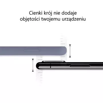 Mercury Silikon-Handyhülle für iPhone X/Xs Lavendel/Lavendelgrau