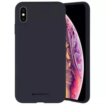 Mercury Silikon-Handyhülle für iPhone Xs Max, Marineblau/Marineblau