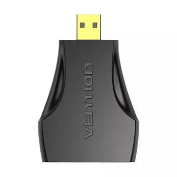 Micro-HDMI-Stecker auf HDMI-Buchse Vention AITB0-Adapter (schwarz)