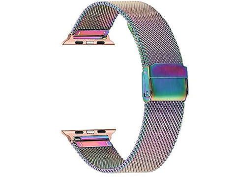 Milanese Armband Alogy Armband für Apple Watch 42/44/45 / 49mm Multicolor