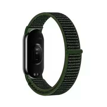 Milaneseband Stahlarmband für Xiaomi Smart Band 8/ 8 NFC Army Green