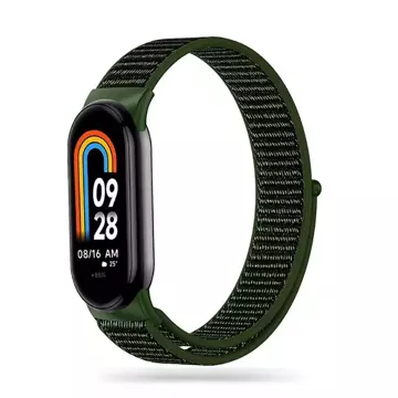 Milaneseband Stahlarmband für Xiaomi Smart Band 8/ 8 NFC Army Green