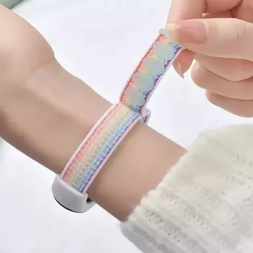 Milaneseband-Stahlarmband für Xiaomi Smart Band 8/ 8 NFC Pink