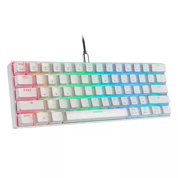 Motospeed CK61 RGB mechanische Tastatur (weiß)