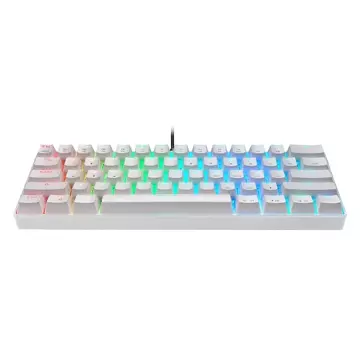 Motospeed CK61 RGB mechanische Tastatur (weiß)