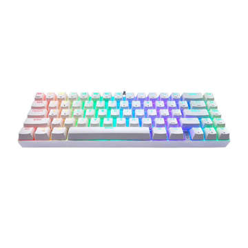 Motospeed CK67 RGB mechanische Tastatur (weiß)