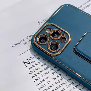 Neu Kickstand Case iPhone 13 Hülle mit Ständer blau