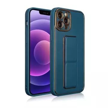 Neu Kickstand Case iPhone 13 Hülle mit Ständer blau