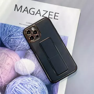 Neu Kickstand Case iPhone 13 Hülle mit Ständer schwarz