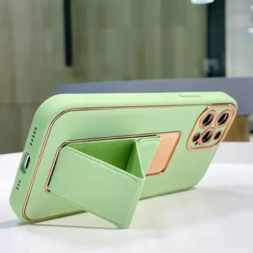 Neue Kickstand Case Hülle für iPhone 12 Pro mit Ständer lila