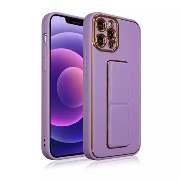 Neue Kickstand Case Hülle für iPhone 12 Pro mit Ständer lila