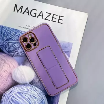 Neue Kickstand Case Hülle für iPhone 12 Pro mit Ständer lila