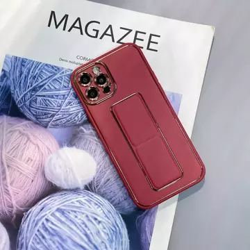 Neue Kickstand Case Hülle für iPhone 12 Pro mit Ständer rot