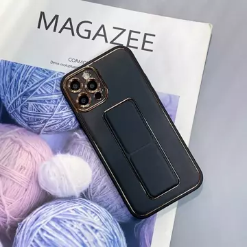 Neue Kickstand Case Hülle für iPhone 12 Pro mit Ständer schwarz