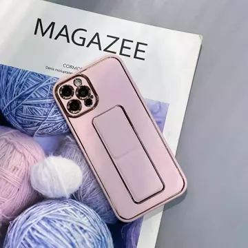 Neue Kickstand Case Hülle für iPhone 12 mit Ständer Pink