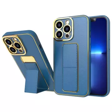 Neue Kickstand Case Hülle für iPhone 13 Pro Max mit Ständer blau