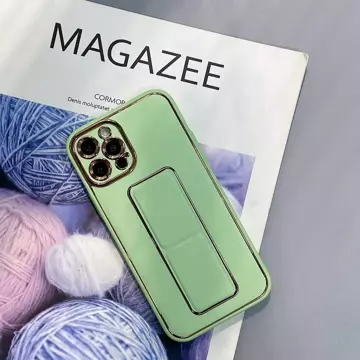 Neue Kickstand Case Hülle für iPhone 13 Pro Max mit Ständer grün