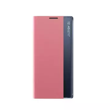 Neues Sleep Case Flip Cover für Samsung Galaxy A73 pink