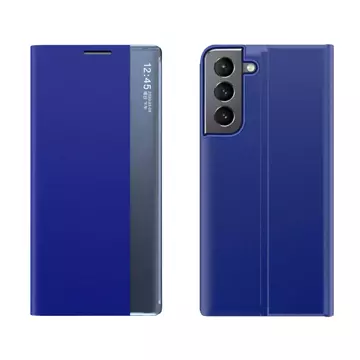 Neues Sleep Case für Samsung Galaxy S23 Hülle mit Klappständer blau