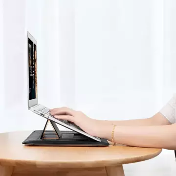 Nillkin 2in1 MacBook Sleeve 16 '' Laptoptasche Ständer schwarz und weiß