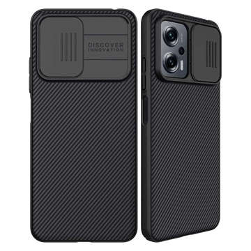 Nillkin CamShield Hülle für Xiaomi Poco X4 GT/ Redmi Note 11T Pro/ 11T Pro Plus 5G Schwarz