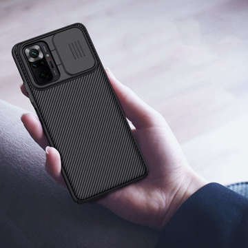 Nillkin CamShield Hülle für Xiaomi Redmi Note 10 Pro Black Alogy Glas