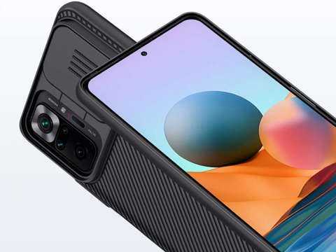 Nillkin CamShield Hülle für Xiaomi Redmi Note 10 Pro Black Alogy Glas