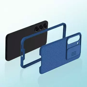 Nillkin CamShield Pro Case Hülle für Samsung Galaxy S23 Hülle mit Kameraabdeckung blau