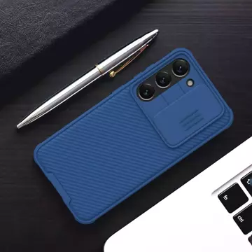 Nillkin CamShield Pro Case Hülle für Samsung Galaxy S23 Hülle mit Kameraabdeckung blau