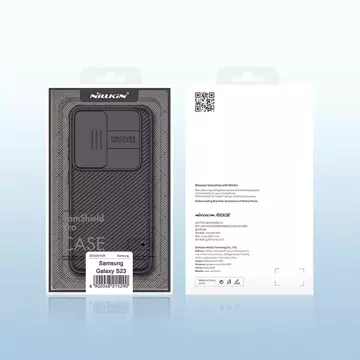 Nillkin CamShield Pro Case Hülle für Samsung Galaxy S23 Hülle mit Kameraabdeckung blau