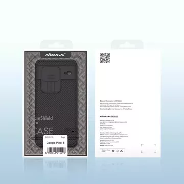 Nillkin CamShield Pro Case mit Kameraabdeckung für Google Pixel 8 – Schwarz