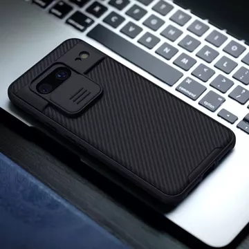 Nillkin CamShield Pro Case mit Kameraabdeckung für Google Pixel 8 – Schwarz