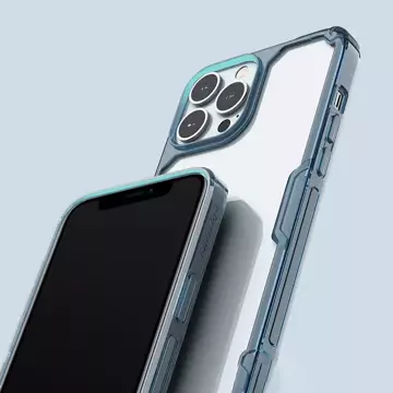 Nillkin Nature Pro Hülle für iPhone 13 Pro Max gepanzerte Hülle blaue Hülle