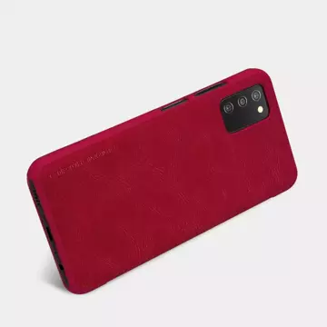 Nillkin Qin Lederholster für Samsung Galaxy A03s rot