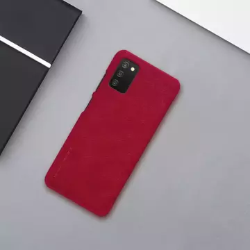 Nillkin Qin Lederholster für Samsung Galaxy A03s rot