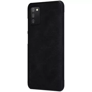 Nillkin Qin Lederholster für Samsung Galaxy A03s schwarz