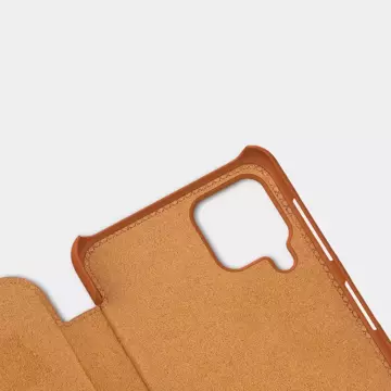 Nillkin Qin Lederholster für Samsung Galaxy A22 4G braun