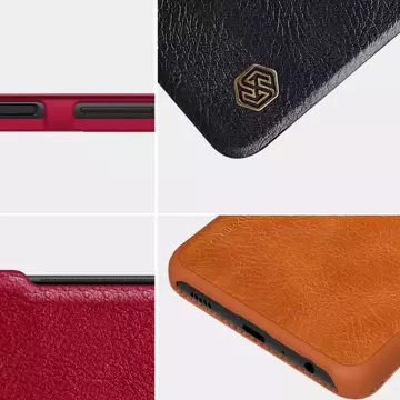 Nillkin Qin Lederholster für Samsung Galaxy A22 4G braun