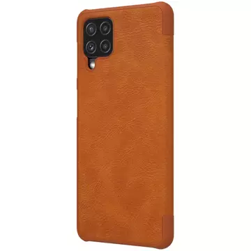 Nillkin Qin Lederholster für Samsung Galaxy A22 4G braun