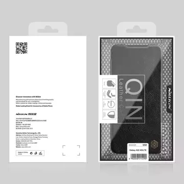 Nillkin Qin Lederholster für Samsung Galaxy A22 4G braun