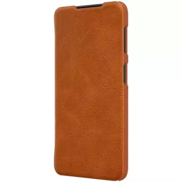 Nillkin Qin Lederholster für Samsung Galaxy A22 4G braun