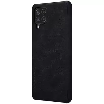 Nillkin Qin Lederholster für Samsung Galaxy A22 4G schwarz