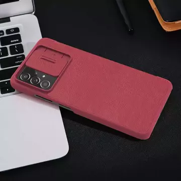 Nillkin Qin Lederholster für Samsung Galaxy A73 rot