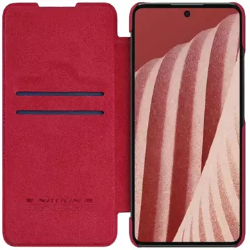 Nillkin Qin Lederholster für Samsung Galaxy A73 rot