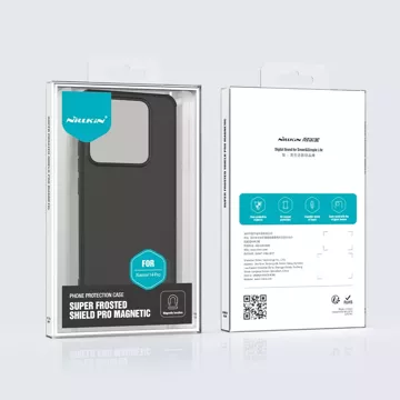 Nillkin Super Frosted Shield Pro Magnetische Hülle für Xiaomi 14 Pro – Schwarz