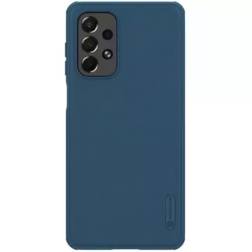 Nillkin Super Frosted Shield Pro strapazierfähige Hülle für Samsung Galaxy A73 blau