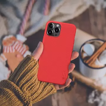 Nillkin Super Frosted Shield Pro strapazierfähige Hülle für iPhone 13 Pro Max rot