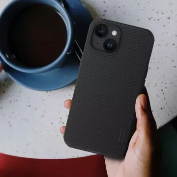 Nillkin Super Frosted Shield Pro verstärkte Hülle für iPhone 15 – Schwarz